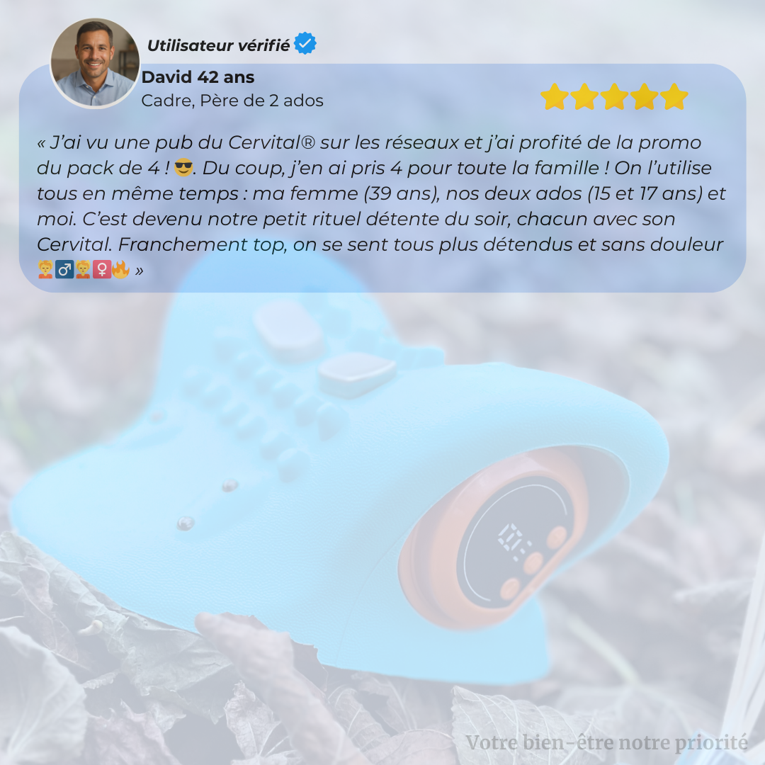 Cervital – Le masseur 4 en 1